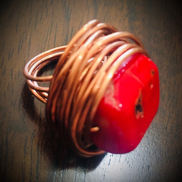 Red Copper ring - Picture 2 of 2